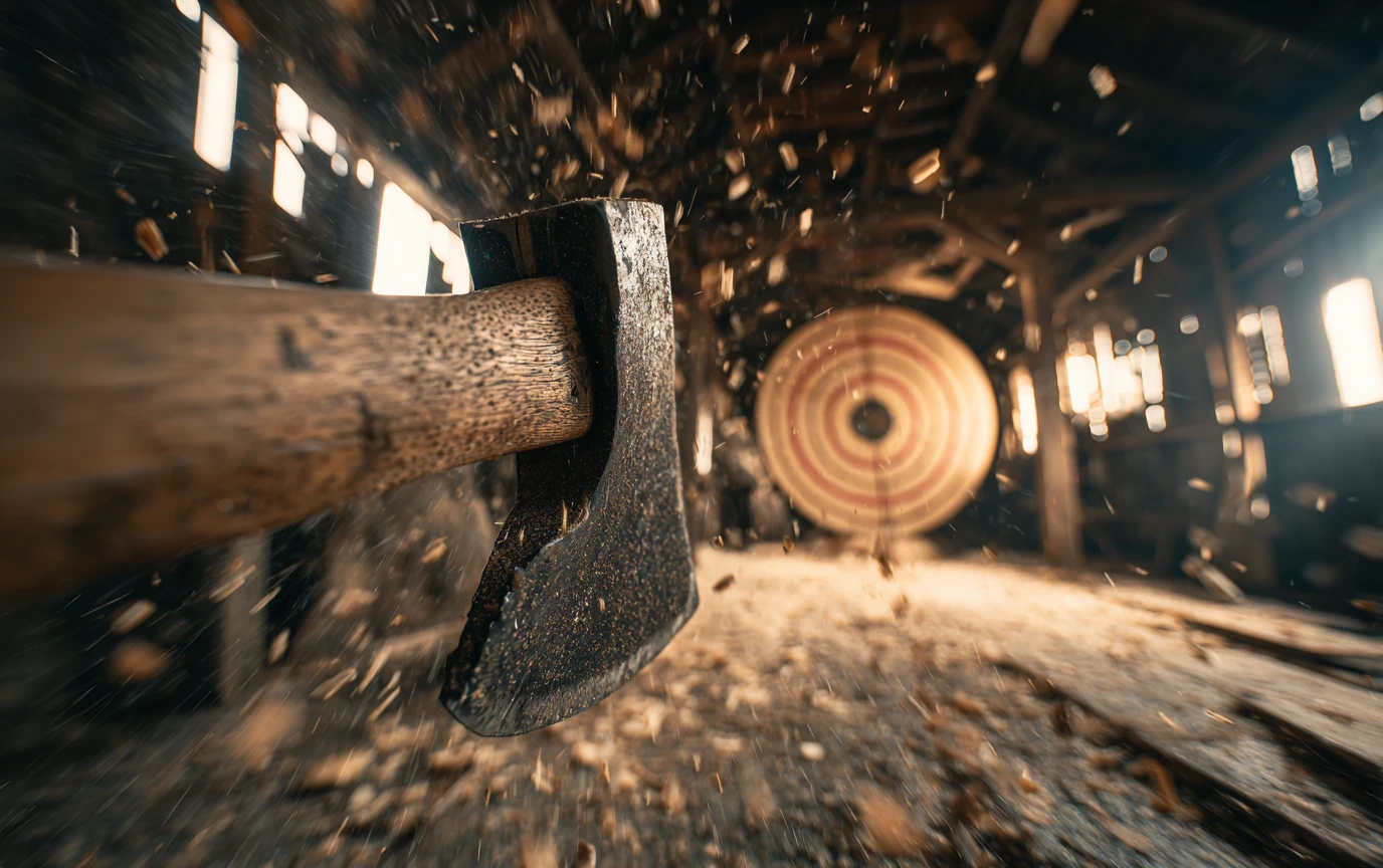 Axe Throwing activity